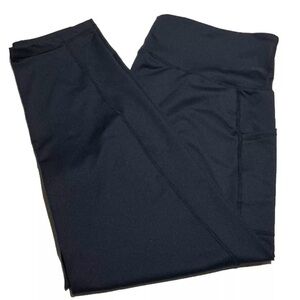 Ideology Plus Size XXL High Rise Leggings w/ Side Pockets Blue
